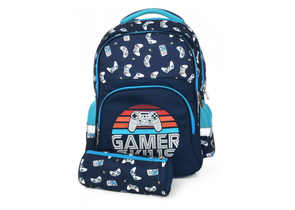 Рюкзак школьный Schoolformat Soft 2+ 17L, 270×400×130 мм, Gamers