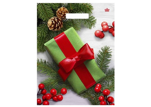 Пакет упаковочный «Тико-пластик. Новогодний», 30×40 см, «Калина в подарок» Пакет упаковочный «Тико-пластик. Новогодний», 30×40 см, «Калина в подарок»