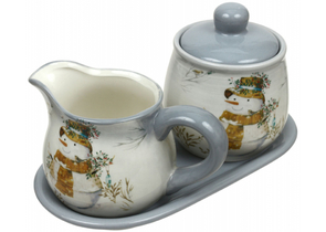 Набор сервировочный «Доляна», «Рождественский снеговик» Набор сервировочный «Доляна», «Рождественский снеговик»