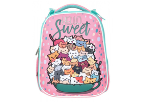 Рюкзак школьный Schoolformat Ergonomic 2 19,8L, 300×380×180 мм, Fluffy Kittens