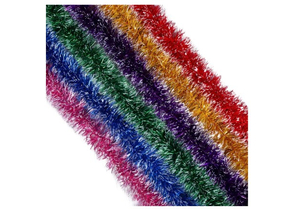 Мишура новогодняя «Иней», d=50 мм, 2 м, ассорти Мишура новогодняя «Иней», d=50 мм, 2 м, ассорти