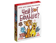 Игра настольная развивающая «Чей кот больше?»