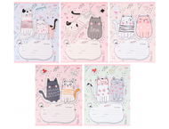 Тетрадь школьная А5, 12 л. на скобе «Друзья-котята-1» Тетрадь школьная А5, 12 л. на скобе «Друзья-котята-1»