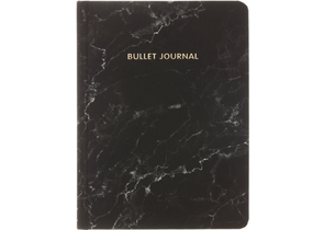 Блокнот Bullet Journal, 145×195 мм, 80 л., точки, «Мрамор»
