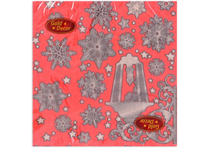 Салфетки сервировочные Sima-Land, 33×33 см, 20 шт., «Новогодний фонарь на красном» Салфетки сервировочные Sima-Land, 33×33 см, 20 шт., «Новогодний фонарь на красном»