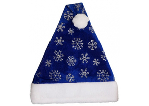 Колпак новогодний Sima-Land, 29×40 см, «Снегопад», синий Колпак новогодний Sima-Land, 29×40 см, «Снегопад», синий
