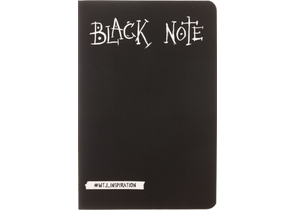 Блокнот «Креативный» (мягкая обложка), 140×210 мм, 96 л., Black Note (черные страницы)