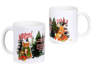 Кружка керамическая «Кролик и котик 2023» Кружка керамическая «Кролик и котик 2023»