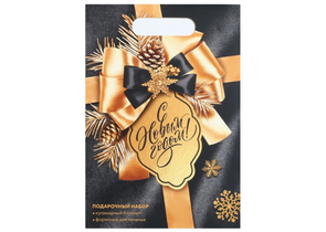 Набор подарочный новогодний Sima-Land (кулинарный блокнот, формочки для теста), 4 предмета, «С Новым годом!» Набор подарочный новогодний Sima-Land (кулинарный блокнот, формочки для теста), 4 предмета, «С Новым годом!»