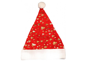 Колпак новогодний Sima-Land, 29×40 см, «Ёлочки и звёзды», красный Колпак новогодний Sima-Land, 29×40 см, «Ёлочки и звёзды», красный