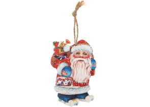 Украшение елочное подвесное, «Дед Мороз с подарками» Украшение елочное подвесное, «Дед Мороз с подарками»