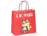 Пакет подарочный бумажный «Уродец»