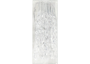 Набор украшений елочных «Сосульки» (акрил), 12 шт., высота 11,5 см, прозрачные Набор украшений елочных «Сосульки» (акрил), 12 шт., высота 11,5 см, прозрачные