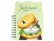 Скетчпад-альбом на гребне «Вкусный кот» Скетчпад-альбом на гребне «Вкусный кот»