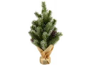 Ель искусственная Miland «Волшебный лес», 40×22 см, зеленая Ель искусственная Miland «Волшебный лес», 40×22 см, зеленая