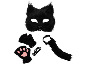 Набор карнавальный «Хвостатые», чёрный Набор карнавальный «Хвостатые», чёрный
