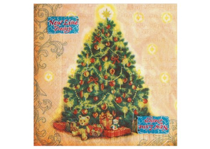 Салфетки сервировочные New Line Fresco, 33×33 см, 20 шт., «Ёлка» Салфетки сервировочные New Line Fresco, 33×33 см, 20 шт., «Ёлка»