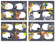 Наклейки бумажные для маркировки тетрадей ErichKrause